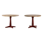 Ronda Round Two-Tone Dining Table