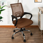 Ergonomic Breathable Mesh Office Chair  Adjustable Design with Lumbar Support and Enhanced Mobility with 360 Swivel Wheels