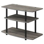 Convenience Concepts Designs2Go No Tools 3 Tier TV Stand