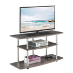 Convenience Concepts Designs2Go No Tools 3 Tier Wide TV Stand
