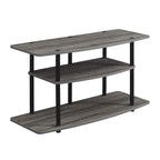 Convenience Concepts Designs2Go No Tools 3 Tier Wide TV Stand