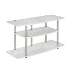 Convenience Concepts Designs2Go No Tools 3 Tier Wide TV Stand