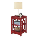Convenience Concepts Town Square End Table with Shelves