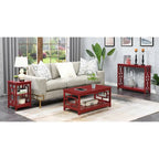 Convenience Concepts Town Square End Table with Shelves
