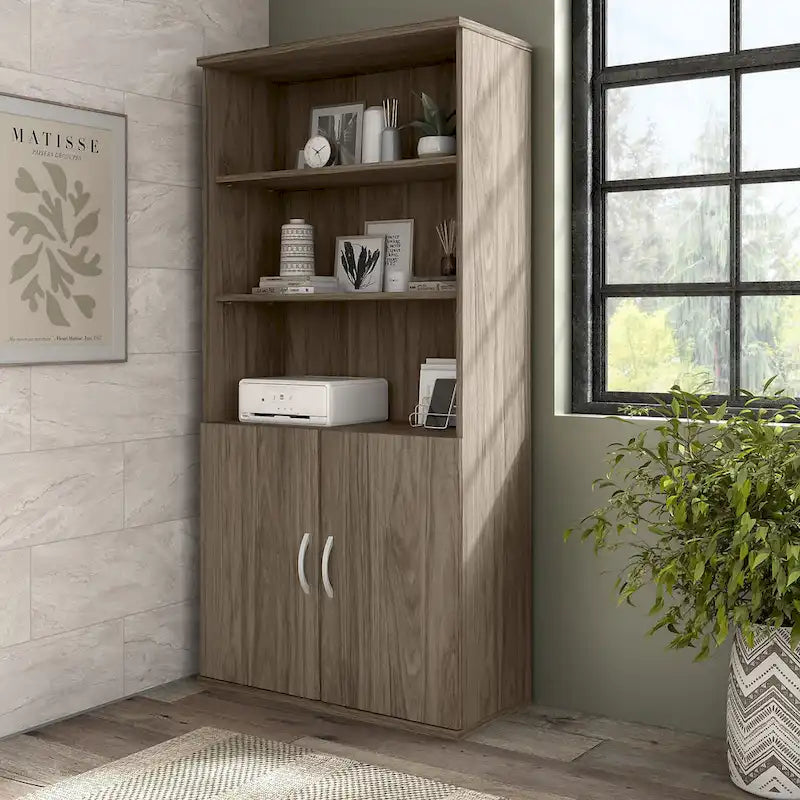 Hybrid Tall 5 Shelf Bookcase by Bush Business Furniture