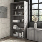 Hybrid Tall 5 Shelf Bookcase by Bush Business Furniture