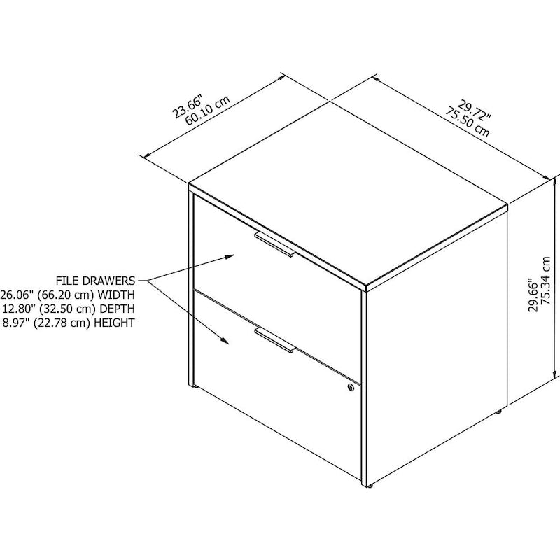 Jamestown Lateral File Cabinet by Bush Business Furniture - Assembled