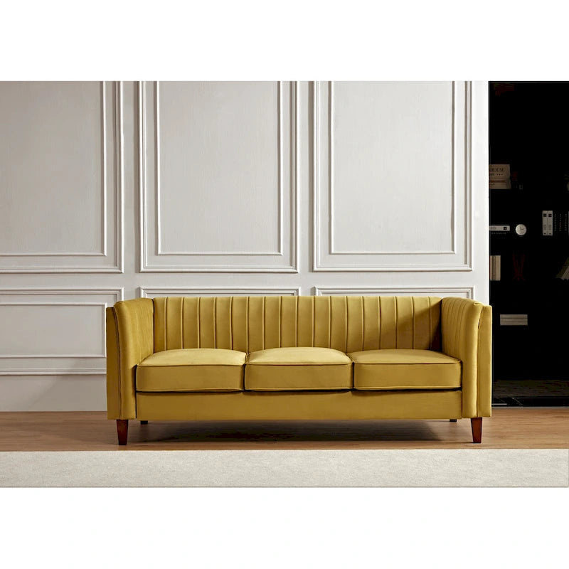 Line Tufted Square Design Sofa