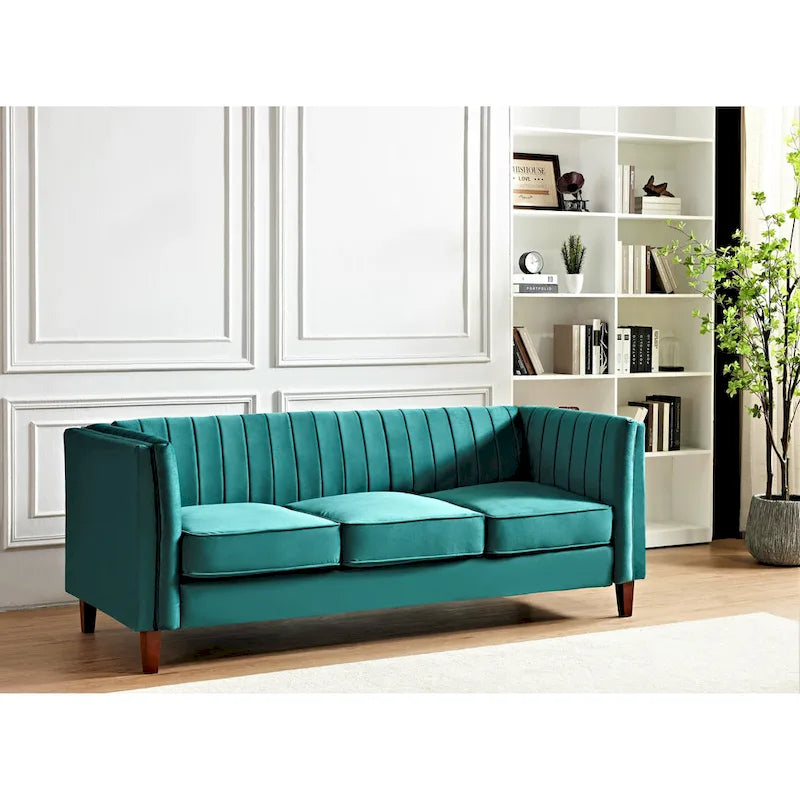 Line Tufted Square Design Sofa