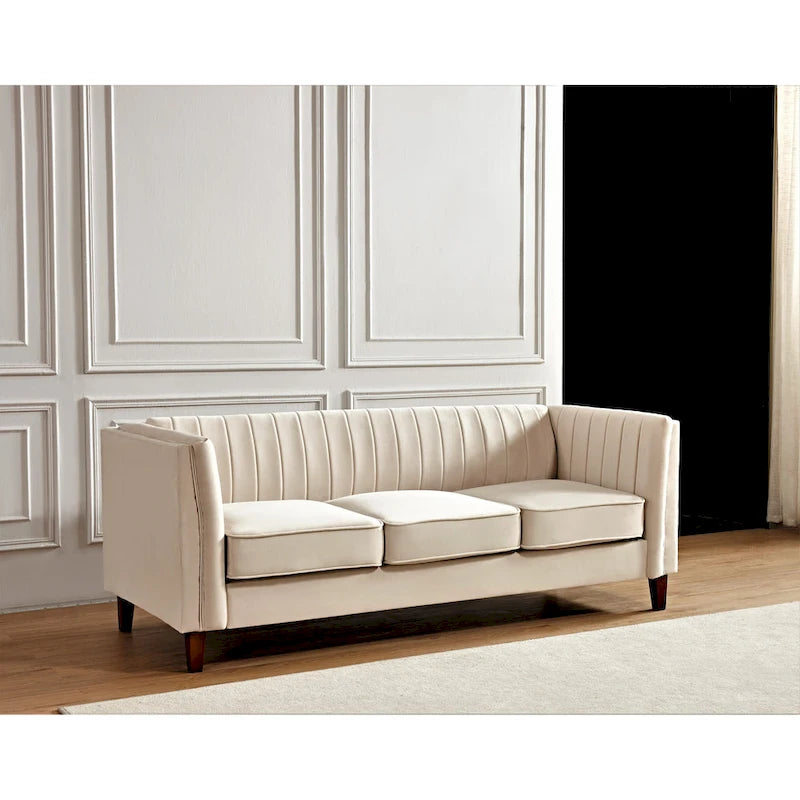 Line Tufted Square Design Sofa