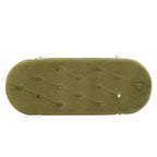 Velvet Upholstered Tufted End of Bench for Living Room/Bedroom