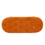 Velvet Upholstered Tufted End of Bench for Living Room/Bedroom