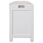 Storage Bench with Removable Basket and 2 Drawers
