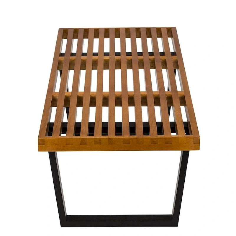 Nelson WOOD SLATE Bench (48 ) - 14.5 Hx48 Wx18.5 D