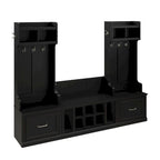 Woodland Hall Trees and Shoe Bench with Drawers by Bush Furniture