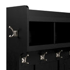 Woodland Hall Trees and Shoe Bench with Drawers by Bush Furniture