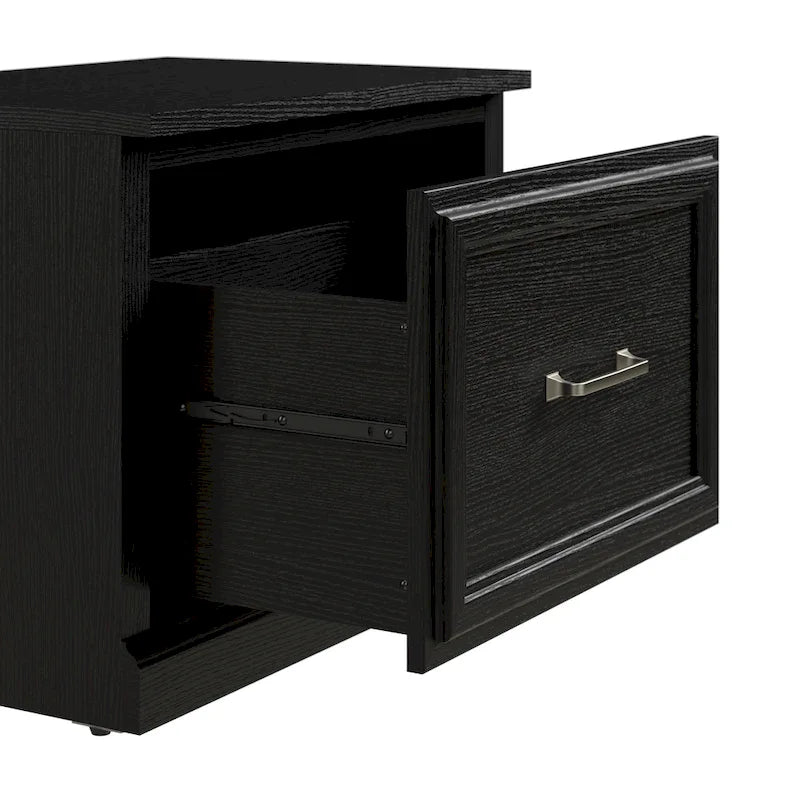 Woodland Hall Trees and Shoe Bench with Drawers by Bush Furniture