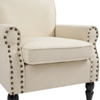 Living Room Armchair with Nailhead Trim - 29.9 W x 29.9 H x 32.9 D