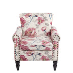 Living Room Armchair with Nailhead Trim - 29.9 W x 29.9 H x 32.9 D