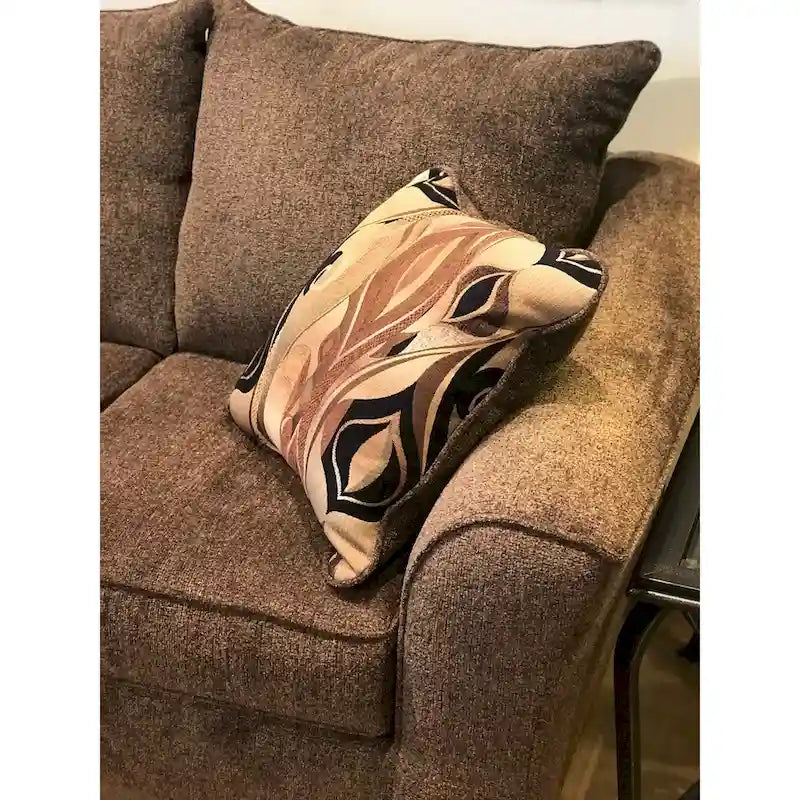 Roundhill Furniture Camero Fabric Pillowback Sofa