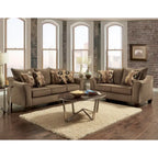 Roundhill Furniture Camero Fabric Pillowback Sofa