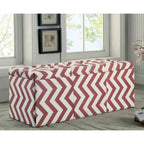 Gede Contemporary Fabric Tufted Life-top Storage Bench by Furniture of America
