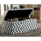 Gede Contemporary Fabric Tufted Life-top Storage Bench by Furniture of America