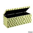 Gede Contemporary Fabric Tufted Life-top Storage Bench by Furniture of America