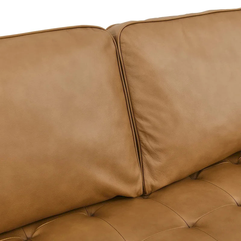 Valour 98 Leather Sectional Sofa