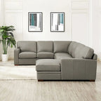 Hydeline Dillon Top Grain Leather Right-Facing Sectional Sofa with Chaise