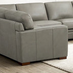 Hydeline Dillon Top Grain Leather Right-Facing Sectional Sofa with Chaise
