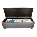 Sole Secret Diamond Tufted OBSESSION Linen Storage Bench