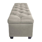 Sole Secret Diamond Tufted OBSESSION Linen Storage Bench