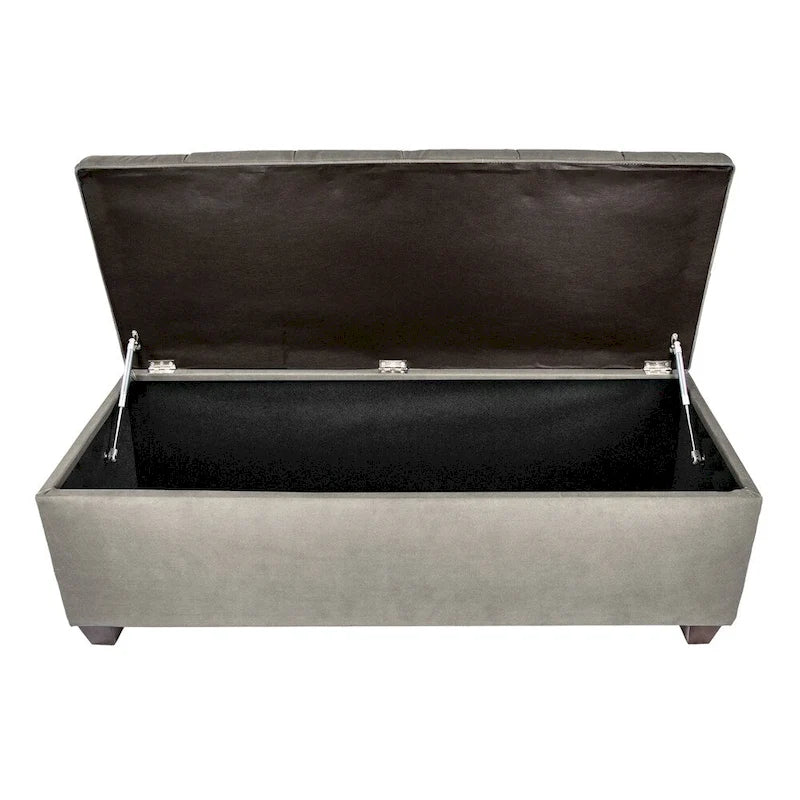 Sole Secret Diamond Tufted OBSESSION Linen Storage Bench