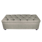 Sole Secret Diamond Tufted OBSESSION Linen Storage Bench