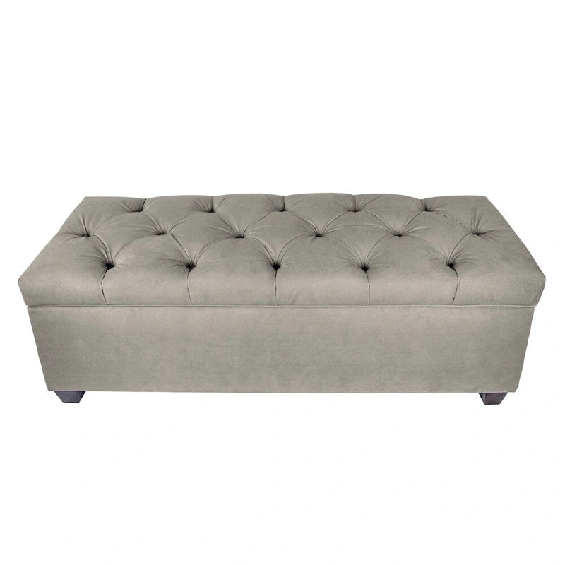 Sole Secret Diamond Tufted OBSESSION Linen Storage Bench