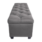 Sole Secret Diamond Tufted OBSESSION Linen Storage Bench