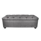 Sole Secret Diamond Tufted OBSESSION Linen Storage Bench