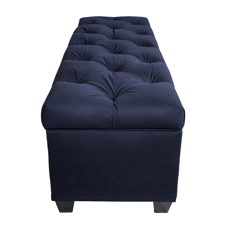 Sole Secret Diamond Tufted OBSESSION Linen Storage Bench