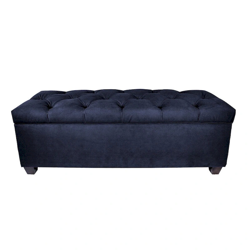 Sole Secret Diamond Tufted OBSESSION Linen Storage Bench