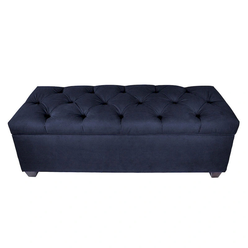 Sole Secret Diamond Tufted OBSESSION Linen Storage Bench