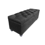 Sole Secret Diamond Tufted OBSESSION Linen Storage Bench