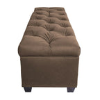 Sole Secret Diamond Tufted OBSESSION Linen Storage Bench