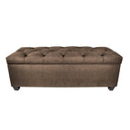 Sole Secret Diamond Tufted OBSESSION Linen Storage Bench