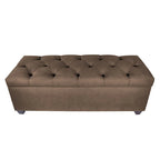 Sole Secret Diamond Tufted OBSESSION Linen Storage Bench
