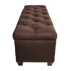 Sole Secret Diamond Tufted OBSESSION Linen Storage Bench