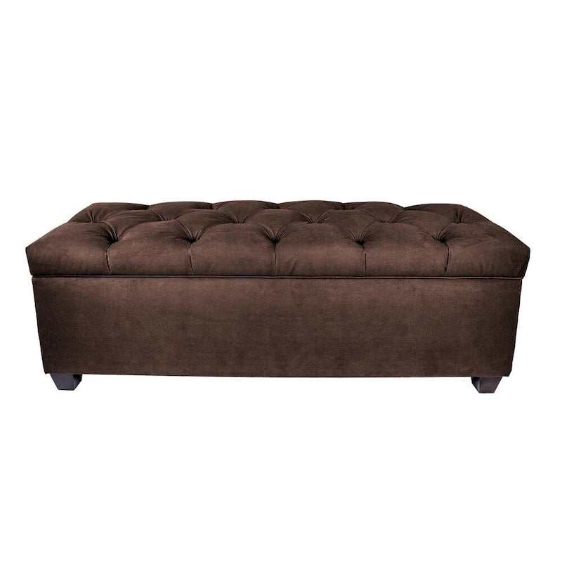 Sole Secret Diamond Tufted OBSESSION Linen Storage Bench