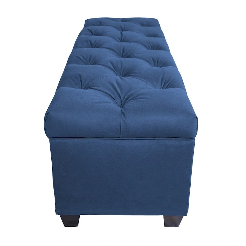 Sole Secret Diamond Tufted OBSESSION Linen Storage Bench