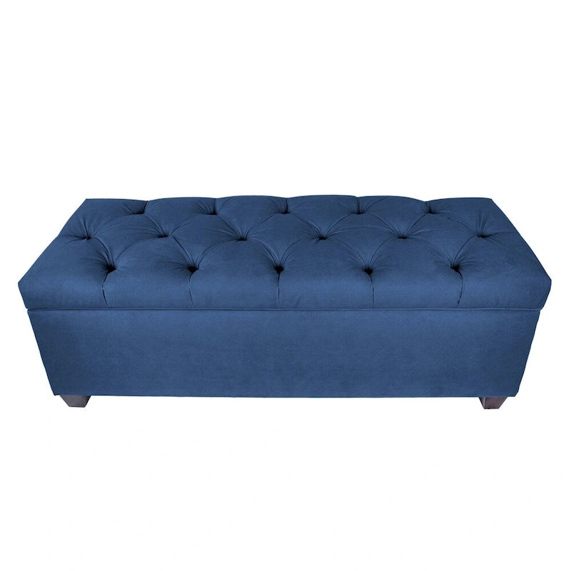 Sole Secret Diamond Tufted OBSESSION Linen Storage Bench