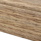 Taupe and Blue Plaid Storage Bench and Ottoman Three Piece Set